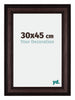 Londen Bois Cadre Photo 30x45cm Brun Wengé De Face Mesure | Yourdecoration.fr