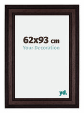 Londen Bois Cadre Photo 62x93cm Brun Wengé De Face Mesure | Yourdecoration.fr