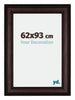 Londen Bois Cadre Photo 62x93cm Brun Wengé De Face Mesure | Yourdecoration.fr