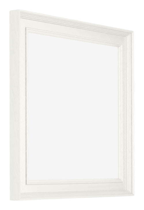 Londen Bois Cadre Photo 70x70cm Blanc De Face Oblique | Yourdecoration.fr