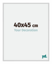 Miami Aluminium Cadre Photo 40x45cm Argent Mat De Face Mesure | Yourdecoration.fr