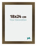 Mura MDF Cadre Photo 18x24cm Bronze Décor De Face Mesure | Yourdecoration.fr