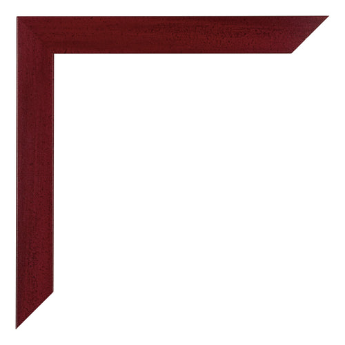 Mura MDF Cadre Photo 20x20cm Bordeaux Balayé Detail Coin | Yourdecoration.fr