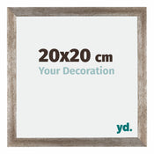 Mura MDF Cadre Photo 20x20cm Métal Vintage De Face Mesure | Yourdecoration.fr