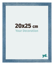 Mura MDF Cadre Photo 20x25cm Bleu Brillant Geveegd De Face Mesure | Yourdecoration.fr