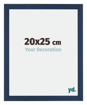 Mura MDF Cadre Photo 20x25cm Bleu Foncé Patine De Face Mesure | Yourdecoration.fr