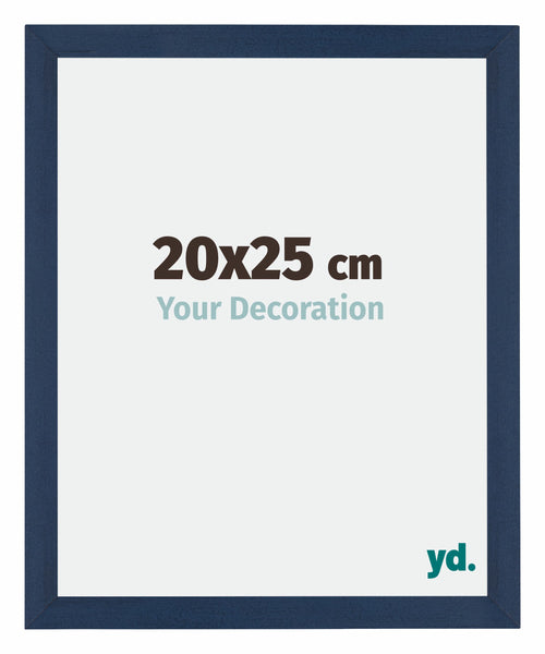 Mura MDF Cadre Photo 20x25cm Bleu Foncé Patine De Face Mesure | Yourdecoration.fr