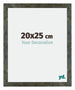 Mura MDF Cadre Photo 20x25cm Bleu Or Mélangé De Face Mesure | Yourdecoration.fr