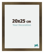 Mura MDF Cadre Photo 20x25cm Bronze Décor De Face Mesure | Yourdecoration.fr