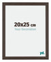 Mura MDF Cadre Photo 20x25cm Chêne Foncé De Face Mesure | Yourdecoration.fr