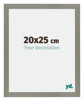 Mura MDF Cadre Photo 20x25cm Gris De Face Mesure | Yourdecoration.fr