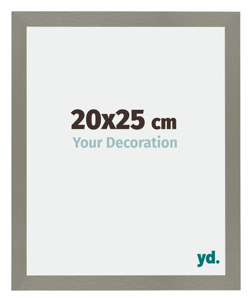 Mura MDF Cadre Photo 20x25cm Gris De Face Mesure | Yourdecoration.fr