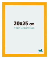 Mura MDF Cadre Photo 20x25cm Jaune De Face Mesure | Yourdecoration.fr