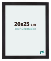 Mura MDF Cadre Photo 20x25cm Noir Grain De Bois De Face Mesure | Yourdecoration.fr