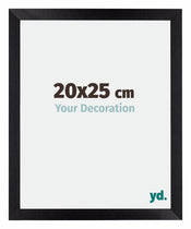 Mura MDF Cadre Photo 20x25cm Noir Mat De Face Mesure | Yourdecoration.fr