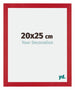 Mura MDF Cadre Photo 20x25cm Rouge De Face Mesure | Yourdecoration.fr