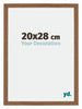 Mura MDF Cadre Photo 20x28cm Chêne Rustique De Face Mesure | Yourdecoration.fr