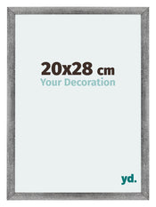 Mura MDF Cadre Photo 20x28cm Gris Balayé De Face Mesure | Yourdecoration.fr