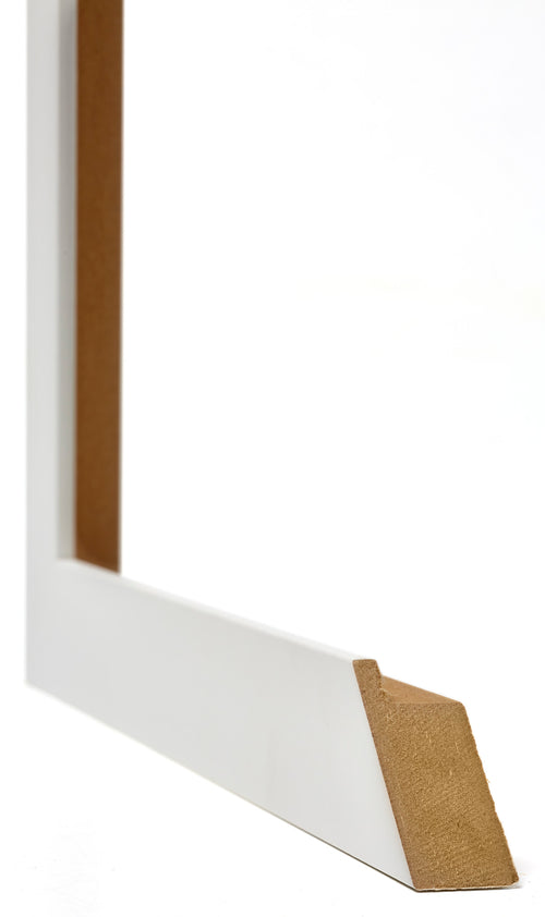 Mura MDF Cadre Photo 20x30cm Blanc Mat Detail Intersection | Yourdecoration.fr