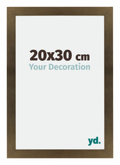 Mura MDF Cadre Photo 20x30cm Bronze Décor De Face Mesure | Yourdecoration.fr