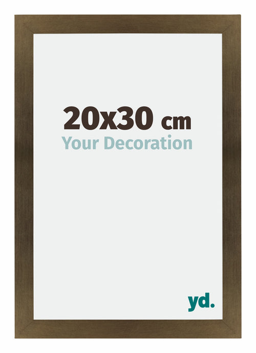 Mura MDF Cadre Photo 20x30cm Bronze Décor De Face Mesure | Yourdecoration.fr