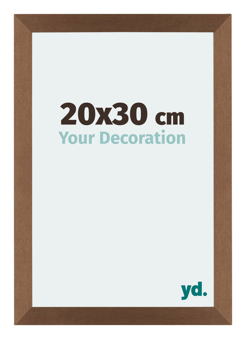 Mura MDF Cadre Photo 20x30cm Cuivre Decor De Face Mesure | Yourdecoration.fr