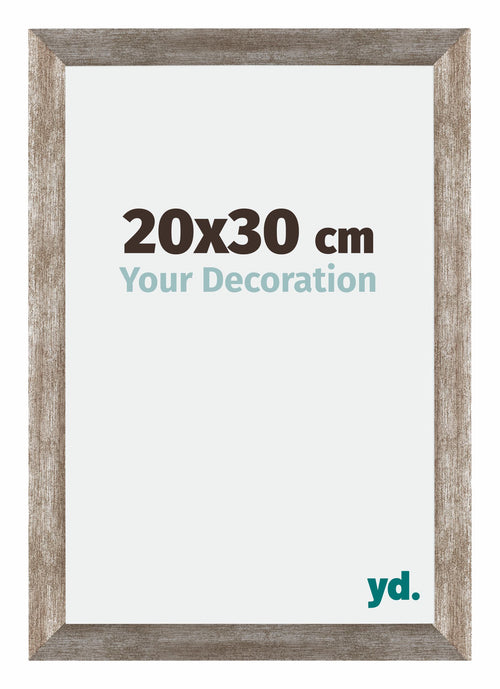 Mura MDF Cadre Photo 20x30cm Métal Vintage De Face Mesure | Yourdecoration.fr