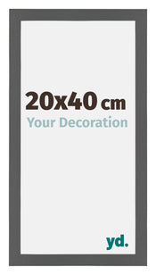 Mura MDF Cadre Photo 20x40cm Anthracite Mesure | Yourdecoration.fr