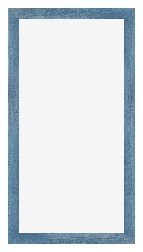 Mura MDF Cadre Photo 20x40cm Bleu Brillant Geveegd De Face | Yourdecoration.fr