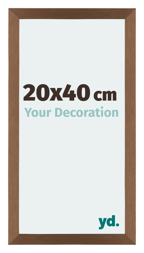 Mura MDF Cadre Photo 20x40cm Cuivre Decor De Face Mesure | Yourdecoration.fr