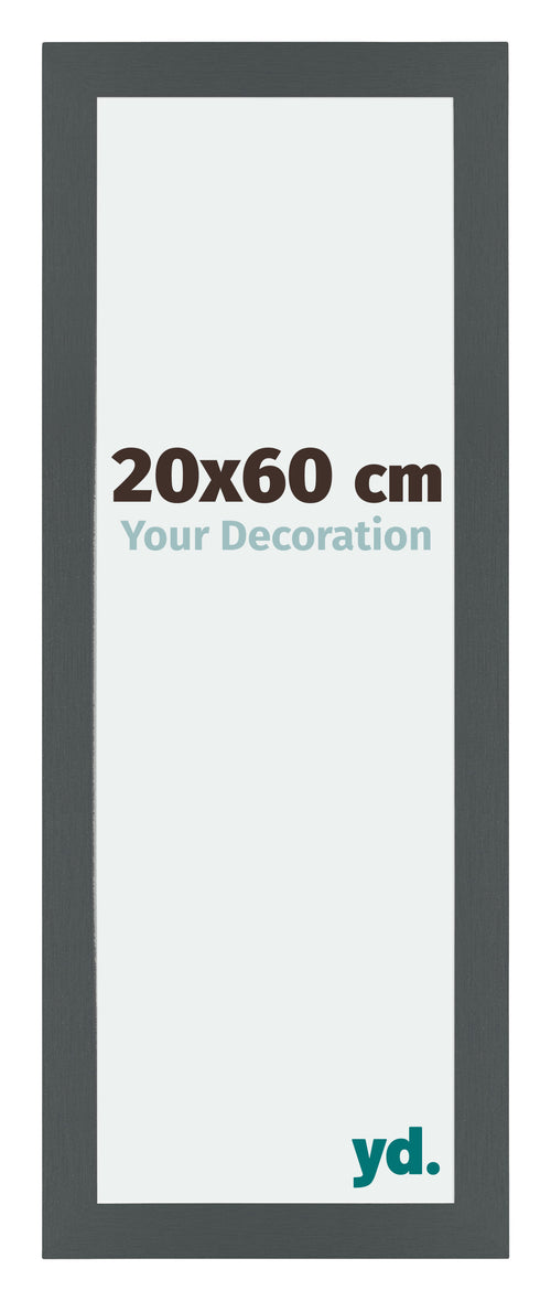 Mura MDF Cadre Photo 20x60cm Anthracite Mesure | Yourdecoration.fr