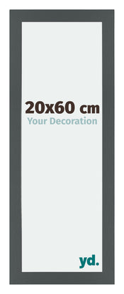 Mura MDF Cadre Photo 20x60cm Anthracite Mesure | Yourdecoration.fr