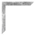 Mura MDF Cadre Photo 20x60cm Argent Mat Detail Coin | Yourdecoration.fr