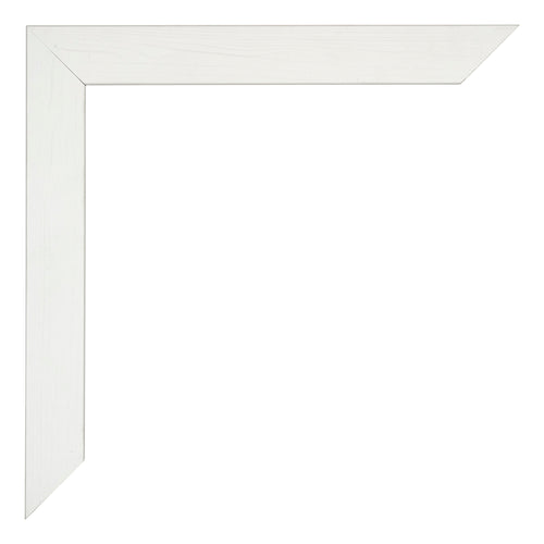 Mura MDF Cadre Photo 20x60cm Blanc Balayé Detail Coin | Yourdecoration.fr