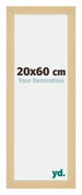 Mura MDF Cadre Photo 20x60cm Décor Érable De Face Mesure | Yourdecoration.fr