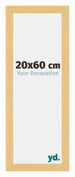 Mura MDF Cadre Photo 20x60cm Hêtre Décor De Face Mesure | Yourdecoration.fr