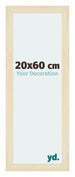 Mura MDF Cadre Photo 20x60cm Sable Balayé De Face Mesure | Yourdecoration.fr