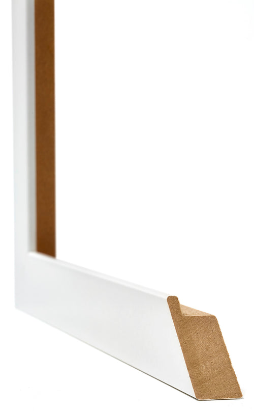 Mura MDF Cadre Photo 21x30cm Blanc Brillant Detail Intersection | Yourdecoration.fr