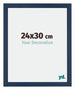 Mura MDF Cadre Photo 24x30cm Bleu Foncé Patine De Face Mesure | Yourdecoration.fr