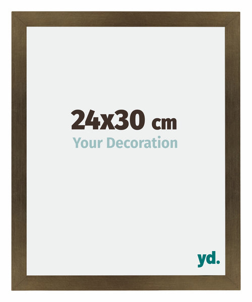 Mura MDF Cadre Photo 24x30cm Bronze Décor De Face Mesure | Yourdecoration.fr