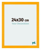 Mura MDF Cadre Photo 24x30cm Jaune De Face Mesure | Yourdecoration.fr