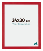 Mura MDF Cadre Photo 24x30cm Rouge De Face Mesure | Yourdecoration.fr