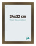 Mura MDF Cadre Photo 24x32cm Bronze Décor De Face Mesure | Yourdecoration.fr