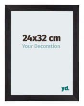 Mura MDF Cadre Photo 24x32cm Noir Grain De Bois De Face Mesure | Yourdecoration.fr