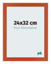 Mura MDF Cadre Photo 24x32cm Orange De Face Mesure | Yourdecoration.fr