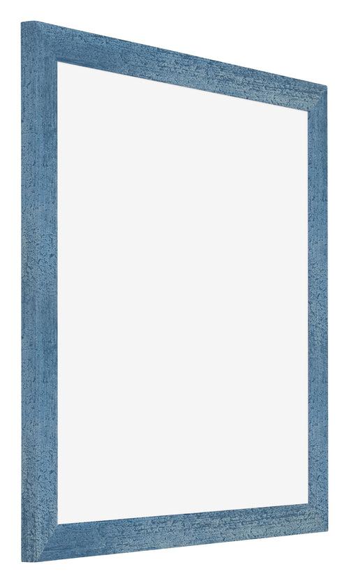 Mura MDF Cadre Photo 25x25cm Bleu Brillant Geveegd De Face Oblique | Yourdecoration.fr