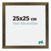 Mura MDF Cadre Photo 25x25cm Bronze Décor De Face Mesure | Yourdecoration.fr