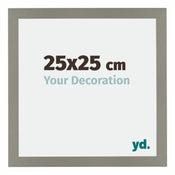 Mura MDF Cadre Photo 25x25cm Gris De Face Mesure | Yourdecoration.fr