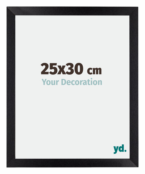 Mura MDF Cadre Photo 25x30cm Noir Mat De Face Mesure | Yourdecoration.fr