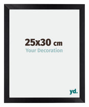 Mura MDF Cadre Photo 25x30cm Noir Mat De Face Mesure | Yourdecoration.fr